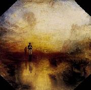 Joseph Mallord William Turner War, the Exile and the Rock Limpet Spain oil painting artist